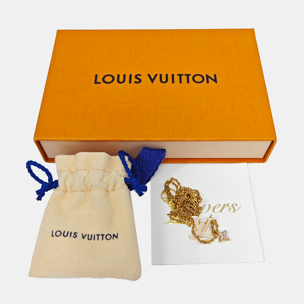 LV ICONIC Metal Gold Necklace