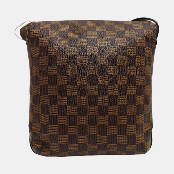 BROOKLYN PM Damier Ebene Coated Canvas Brown