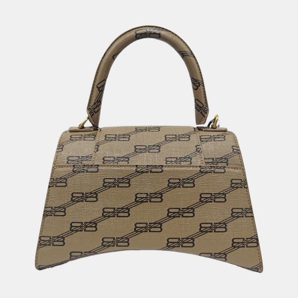 Hourglass S Coated Canvas Brown