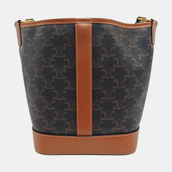 TRIOMPHE CANVAS Small Coated Canvas Brown