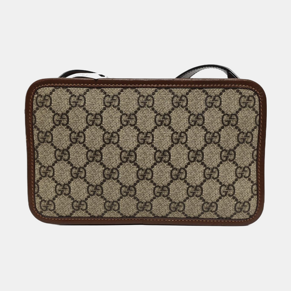 Bree Monogram Coated Canvas Beige