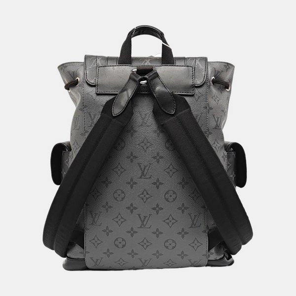 CHRISTOPHER PM Monogram Coated Canvas Gray