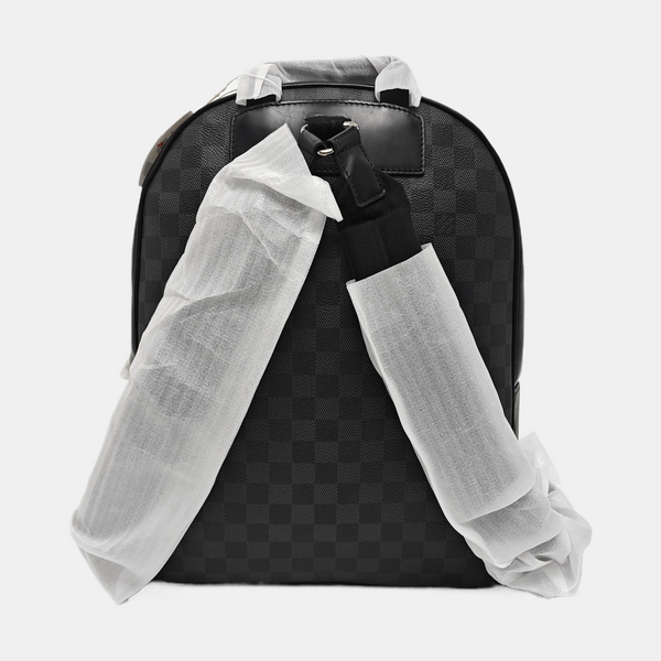 JOSH Damier Graphite Coated Canvas Gray