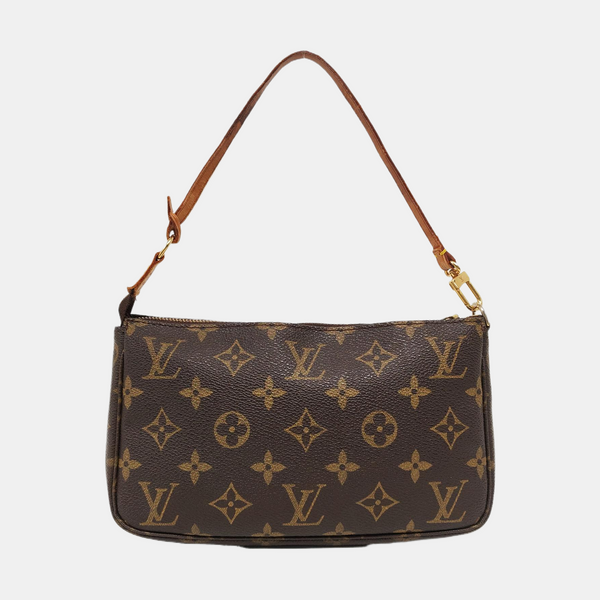 ACCESSOIRES Monogram Coated Canvas Brown