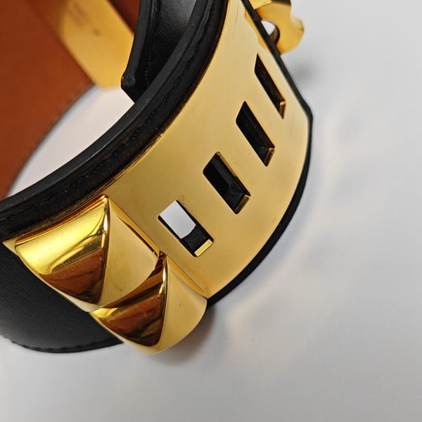 Collier De Chien Metal Black Bangle