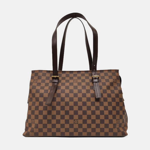 CHELSEA Damier Ebene Coated Canvas Brown