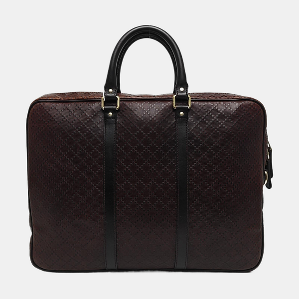 Calfskin Top Handle Bag Brown