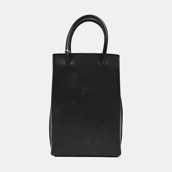 Shopping Bag Calfskin Black
