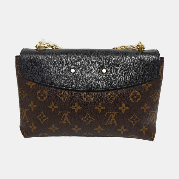 SAINT PLACIDE Monogram Coated Canvas Black