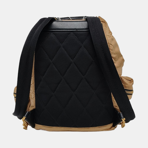The Rucksack Medium Nylon Gold