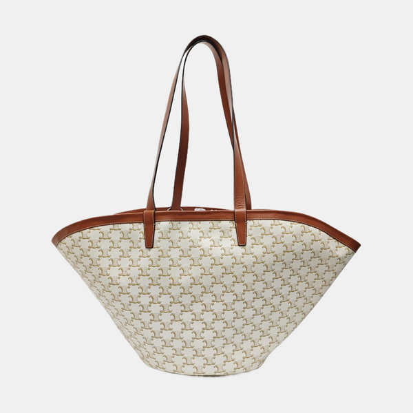 COUFFIN Large Coated Canvas White