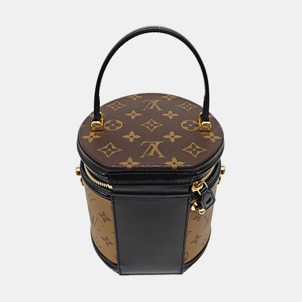 CANNES PM Monogram Coated Canvas Brown