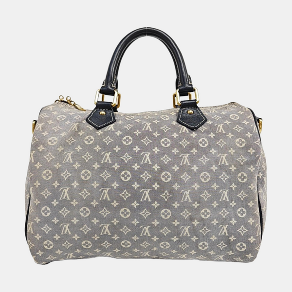 Monogram Canvas Top Handle Bag Blue
