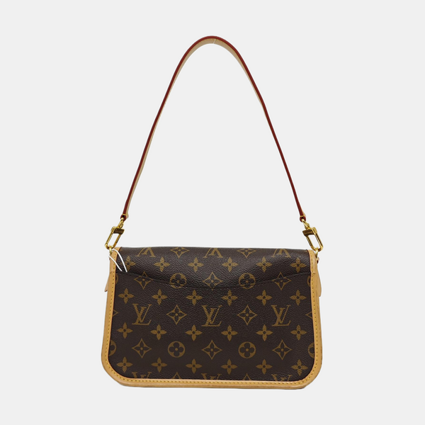 DIANE Monogram Coated Canvas Brown