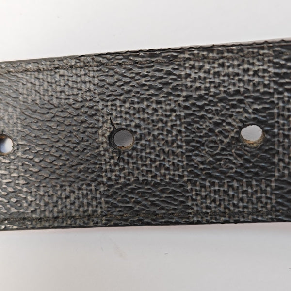 Coated Canvas Belt Black