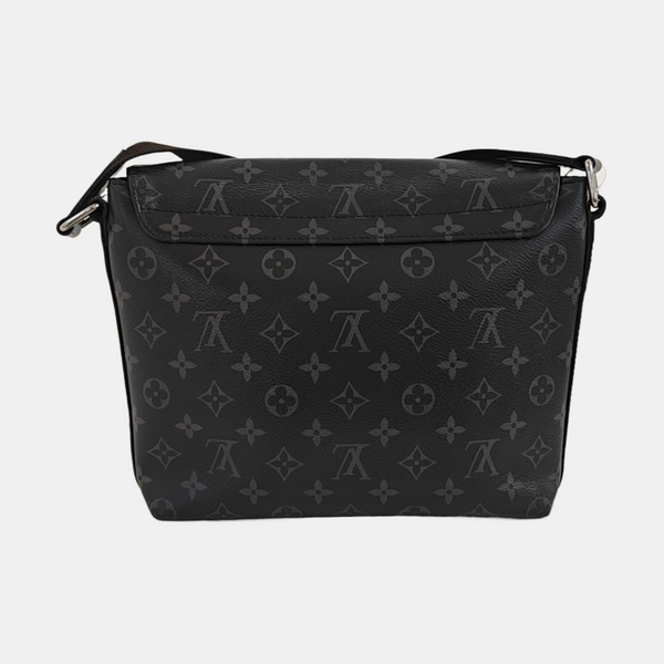 DISTRICT PM Monogram Coated Canvas Black