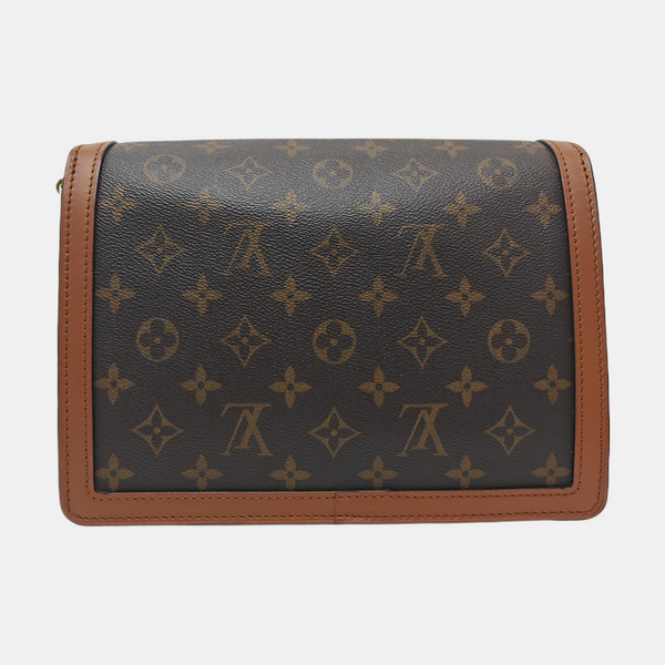 DAUPHINE MM Monogram Coated Canvas Brown