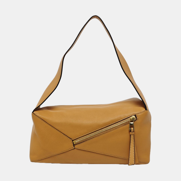 Authenticated pre-owned Puzzle Hobo Calfskin Brown - Top Handle Bag at Looply