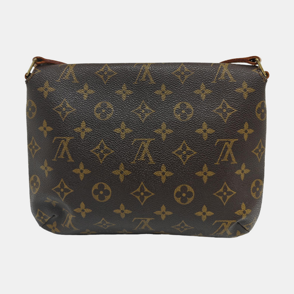 MUSETTE TANGO Monogram Coated Canvas Brown