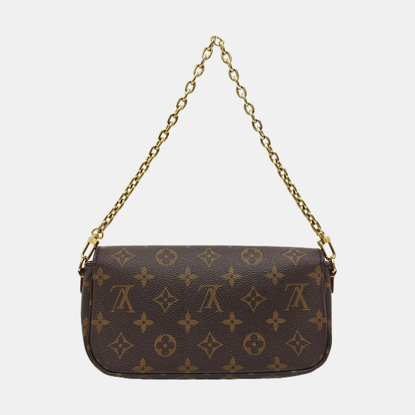 IVY Monogram Coated Canvas Brown