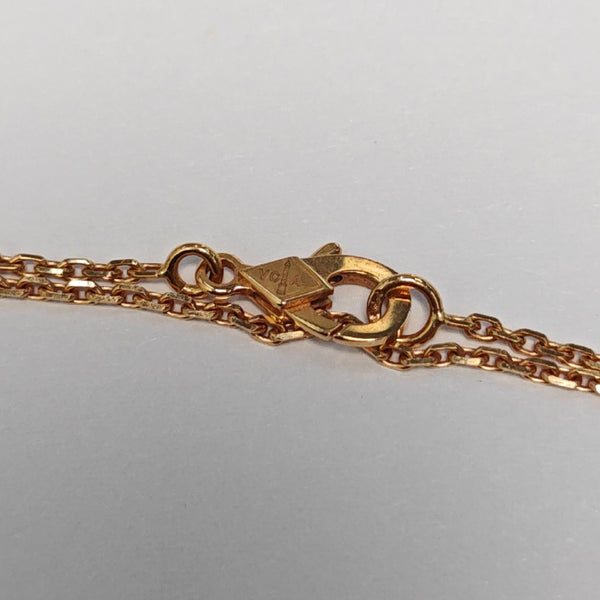Vintage Alhambra 18k Rose Gold Necklace