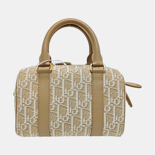 Boston Oblique Canvas Beige