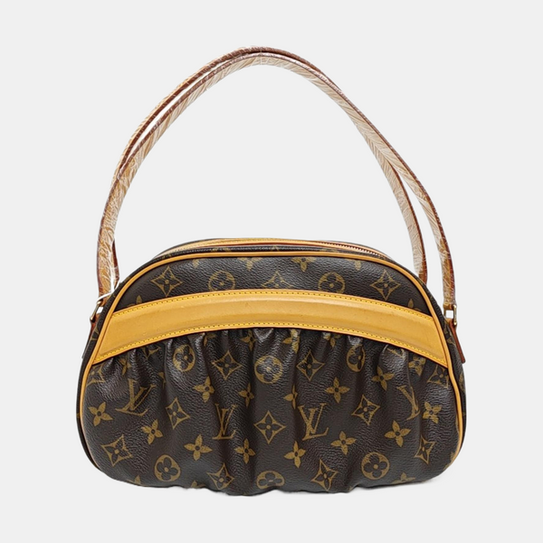 KLARA Monogram Coated Canvas Brown