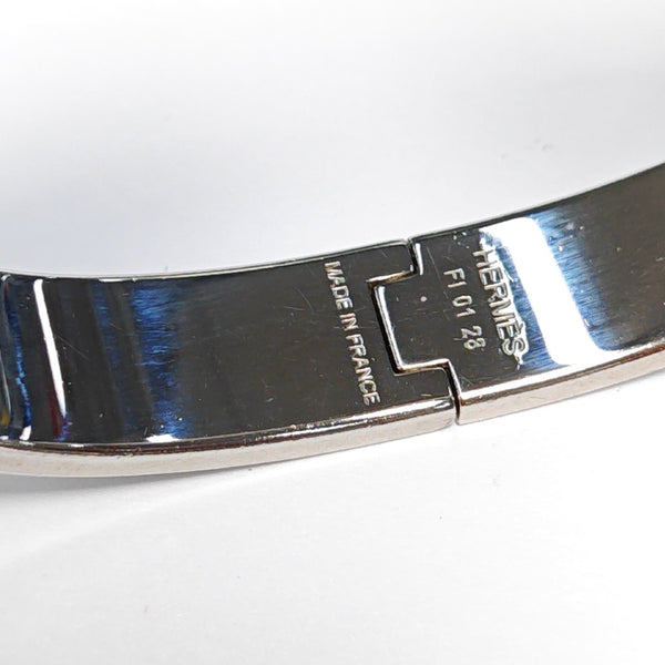 Clic Hh Metal Silver Bangle