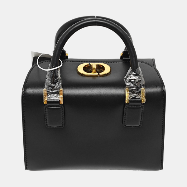 Calfskin Shoulder Bag Black