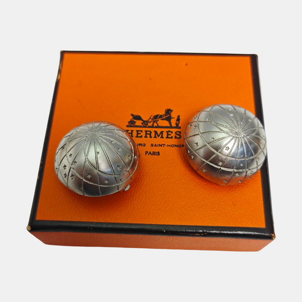 Metal Silver Clip On Earrings