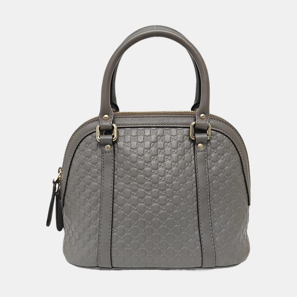 Microguccissima Monogram Calfskin Gray