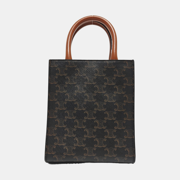 CABAS CELINE Mini Coated Canvas Brown