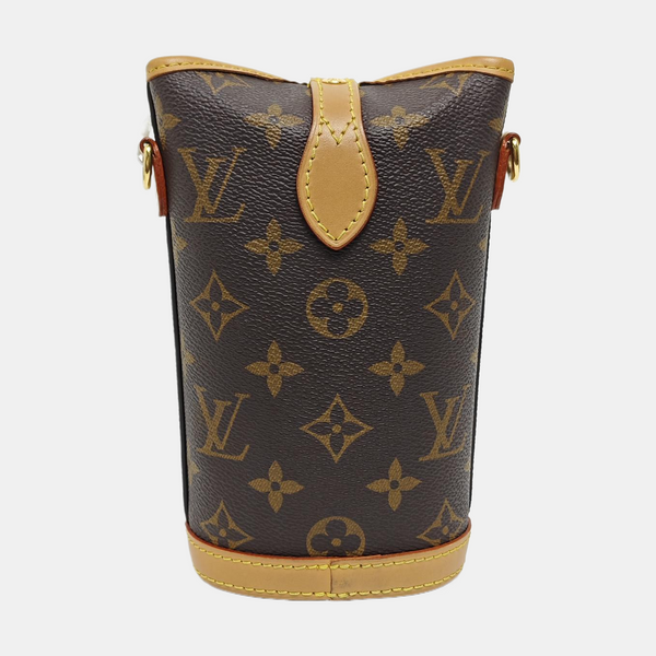 FOLD ME Monogram Coated Canvas Brown