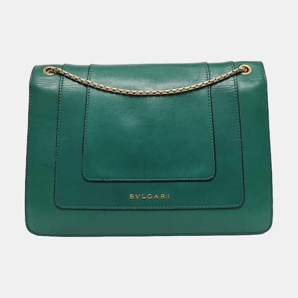 SERPENTI FOREVER Medium Calfskin Green