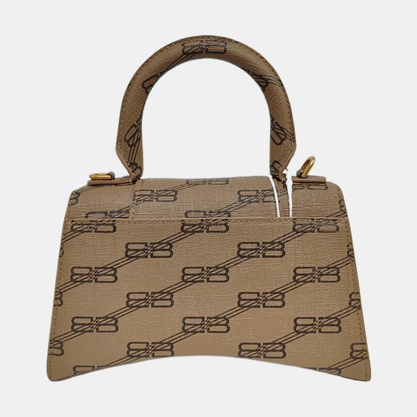 Hourglass XS Coated Canvas Brown