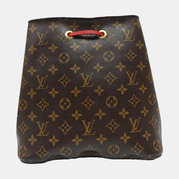 NÉONOÉ MM Monogram Coated Canvas Brown
