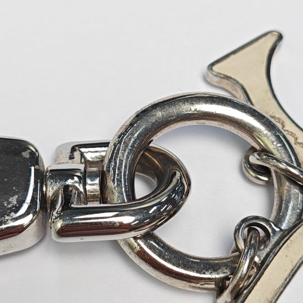 Metal Bag Charm Silver