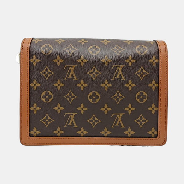 DAUPHINE MM Monogram Coated Canvas Brown