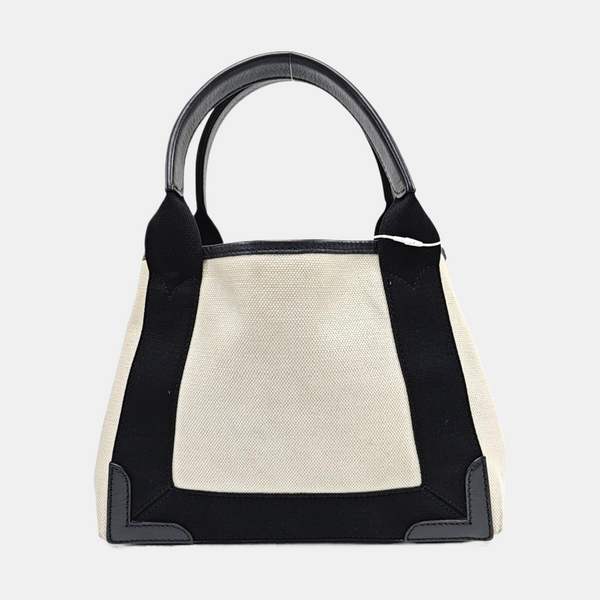 Navy Mini Canvas White