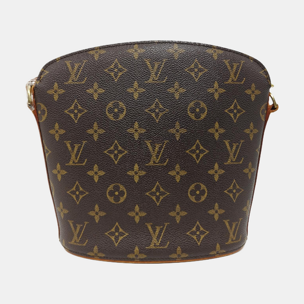 DROUOT Monogram Coated Canvas Brown
