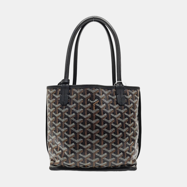 Anjou Mini Coated Canvas Black