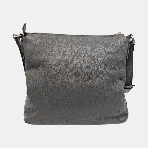 Calfskin Shoulder Bag Gray