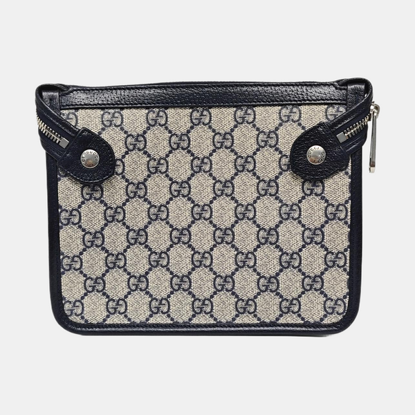 Retro Monogram Coated Canvas Blue