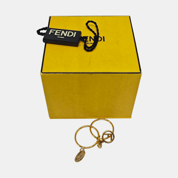F Is EU 55 Metal Gold Ring