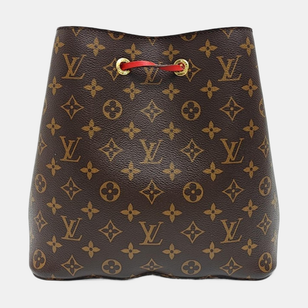 NÉONOÉ MM Monogram Coated Canvas Brown
