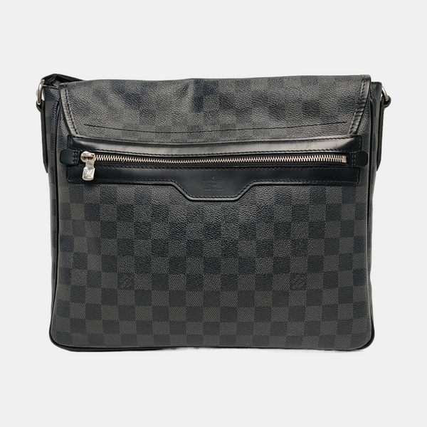 DANIEL Damier Graphite Coated Canvas Gray