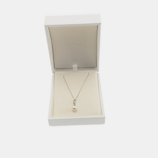 18k White Gold Silver Necklace