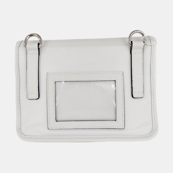 Nylon Crossbody Bag White