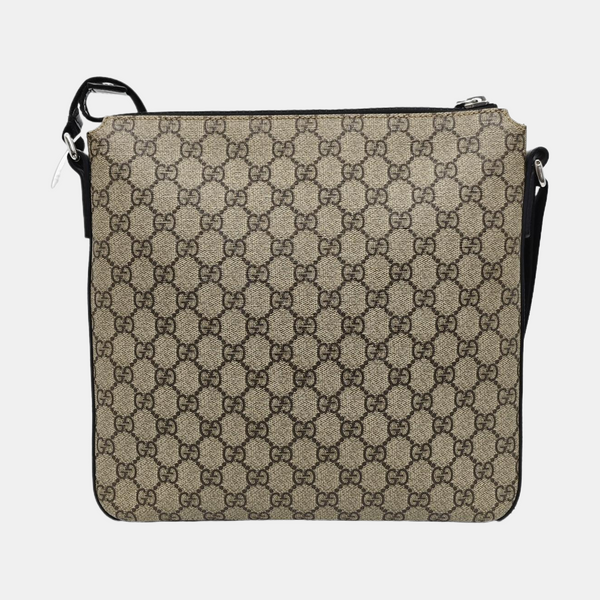 GG Supreme Monogram Coated Canvas Black