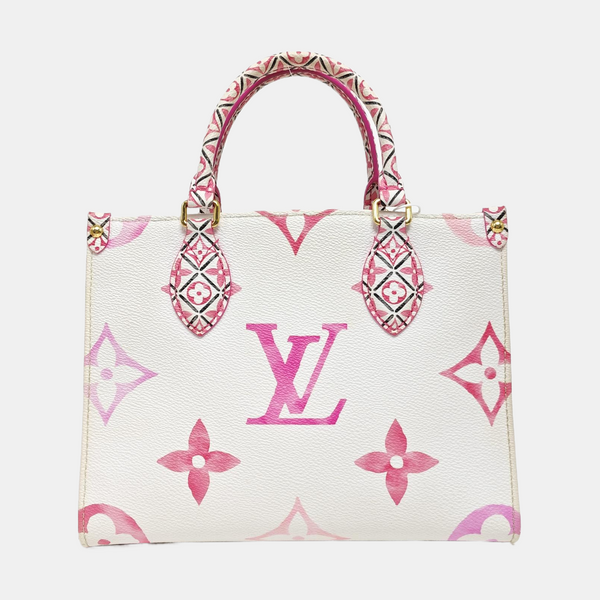 ONTHEGO PM Monogram Coated Canvas White